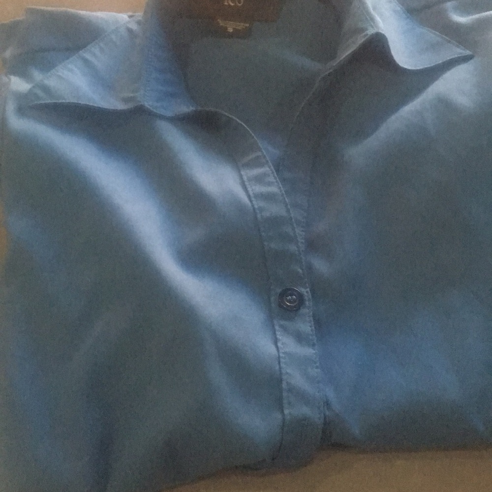 ICO Uniforms Teal Blouse Button front S